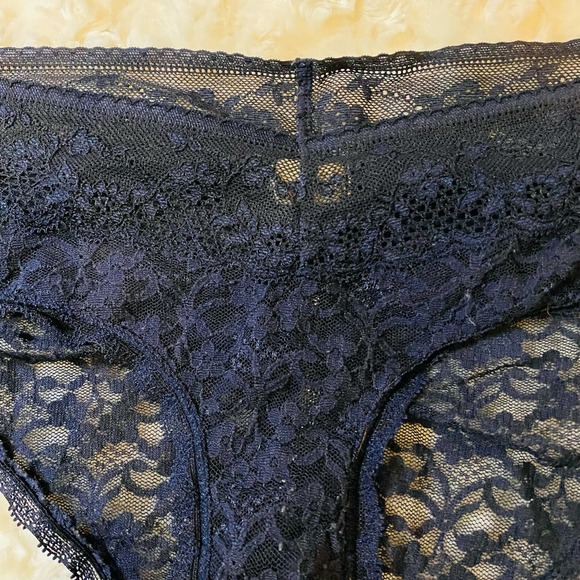 Aerie Boybrief Black Lace Ruched Panties Undies Size Small - Picture 2 of 4